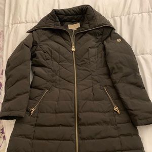MICHAEL KORS LONG PUFFER COAT